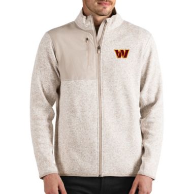 sorry, Antigua Men's Washington Commanders Fortune Oatmeal Full-Zip Jacket is currently out of stock