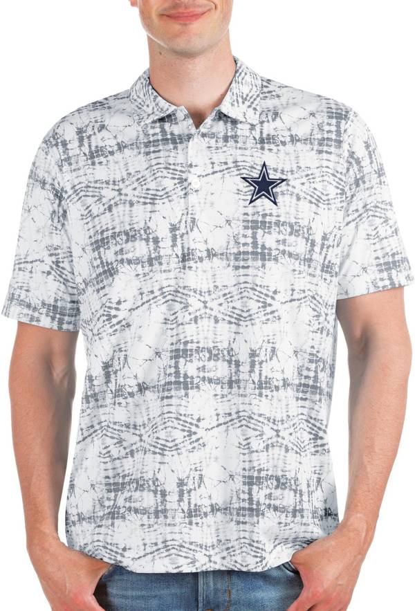 Antigua Men's Dallas Cowboys Vivid Star White Polo product image