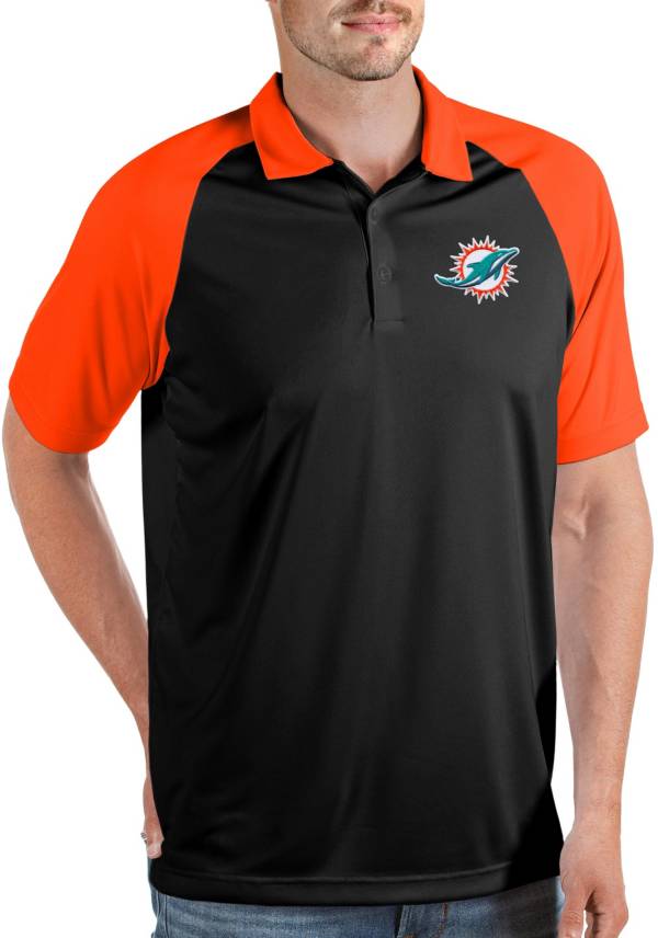 Nike Men's Miami Dolphins Rewind White/Orange Polo