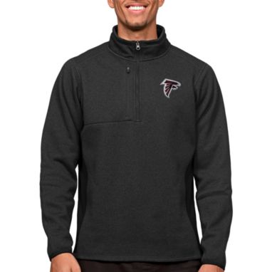 sorry, Antigua Men's Atlanta Falcons Course Black Heather Quarter-Zip Pullover Jacket is currently out of stock