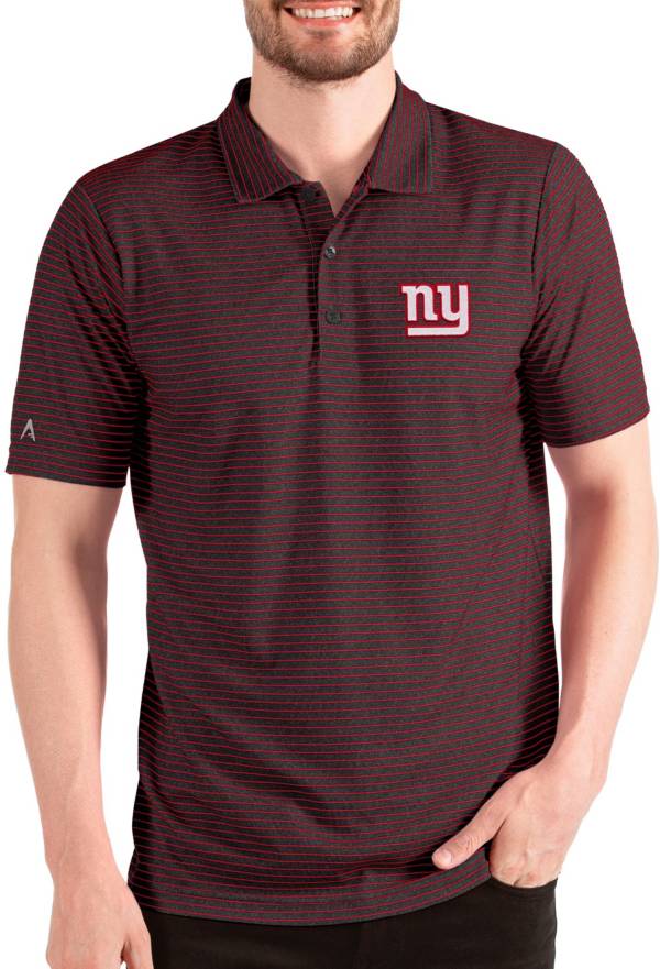 Nike Dri-Fit NY GIANTS Official Team Equip. NFL Dark Gray Polo Shirt Medium