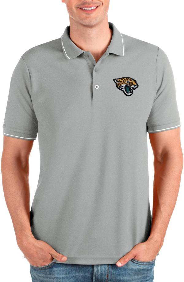 The Edge Mens Jacksonville Jaguars Polo Short Sleeve Shirt Size Medium