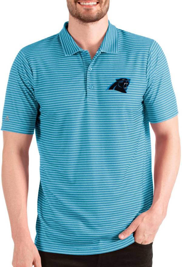 Men's Antigua White Carolina Panthers Esteem Polo