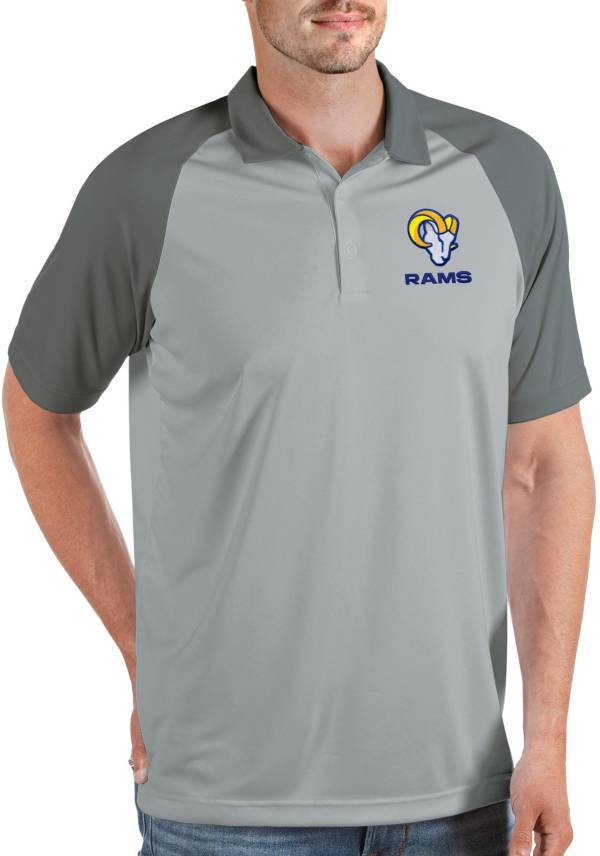 Los Angeles Rams Antigua Spark Polo - White