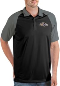 Baltimore Ravens Antigua Woven Button-Down Shirt - Purple