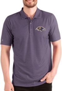 Dick's Sporting Goods Antigua Men's Baltimore Ravens Balance Purple Polo