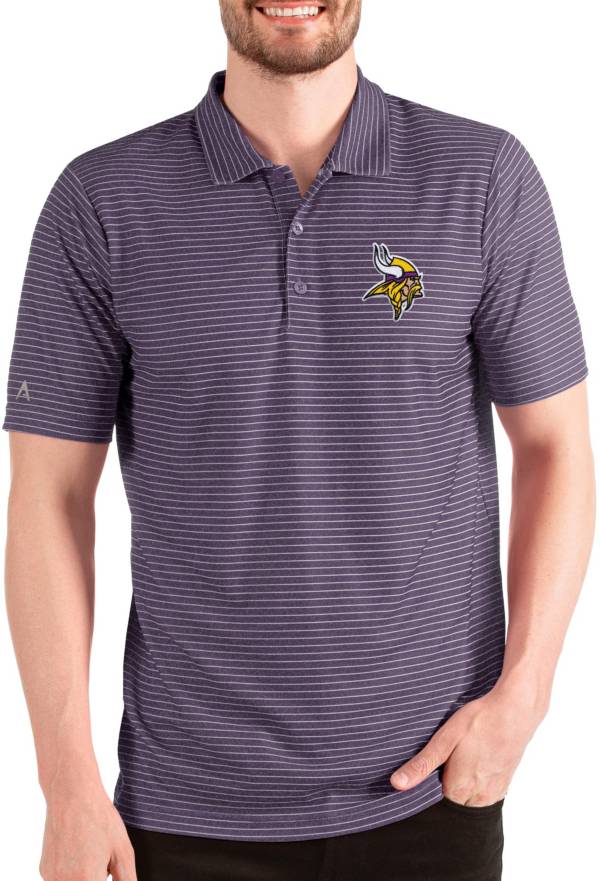 Men's Minnesota Vikings Antigua Purple Esteem Polo