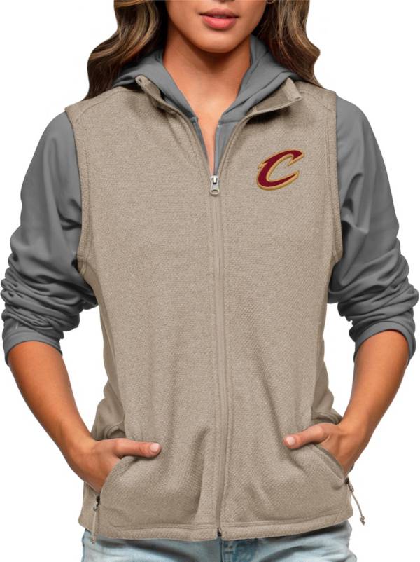 Antigua Women's Cleveland Cavaliers Tan Course Vest product image