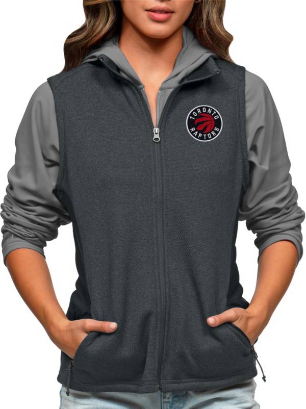 Antigua Women's Toronto Raptors Charcoal Course Vest product image