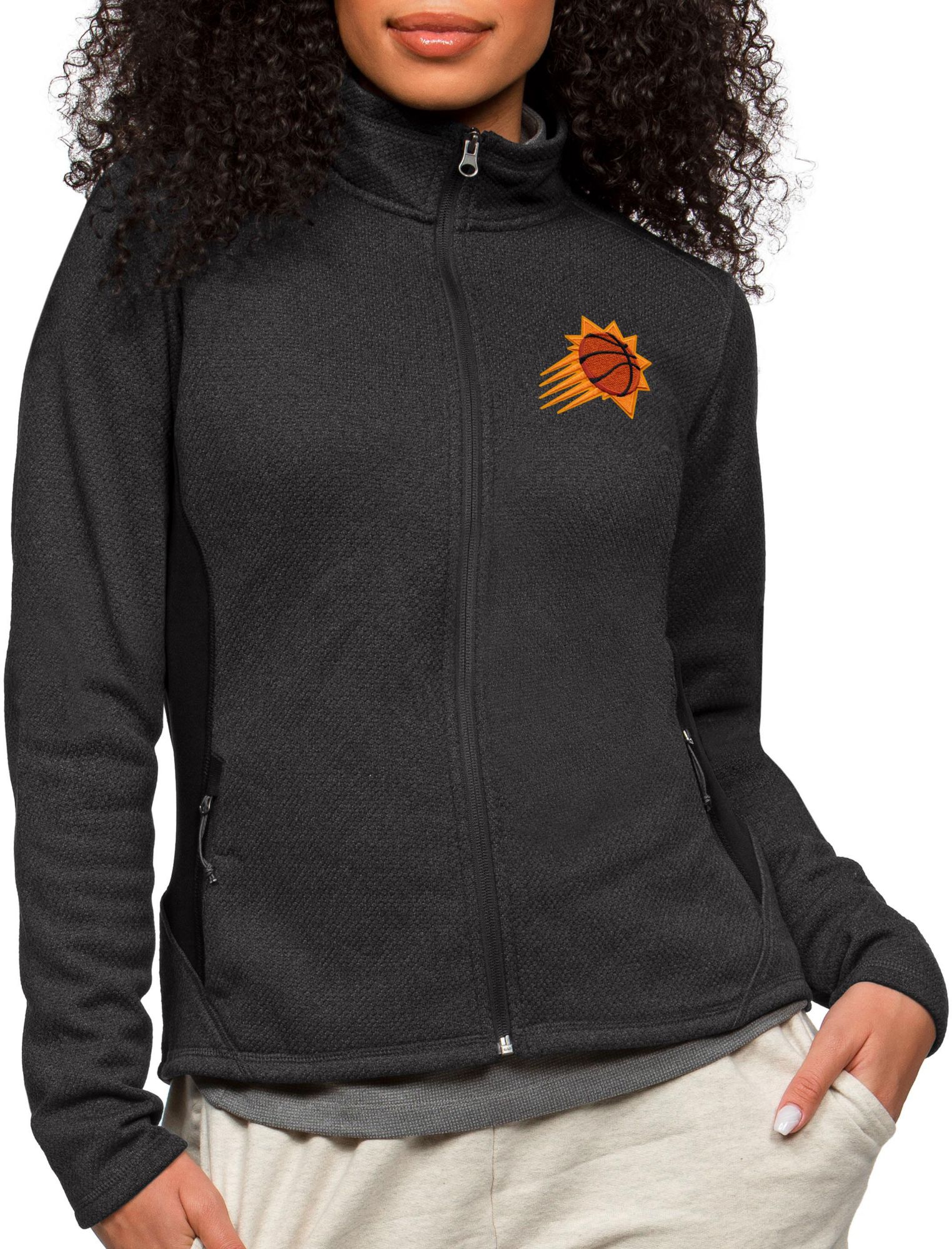 Antigua Women's Phoenix Suns Black Course Jacket