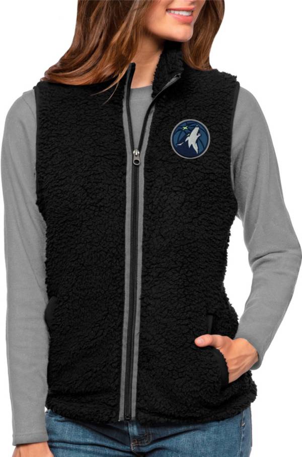 Antigua Women's Minnesota Timberwolves Black Grace Vest product image