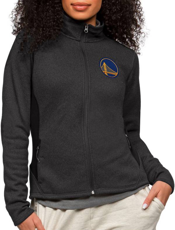 Antigua Women s Golden State Warriors Black Course Jacket Dick s