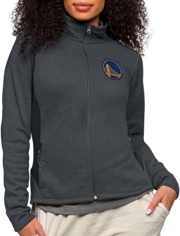 Antigua Women's Golden State Warriors Charcoal Course Jacket product image