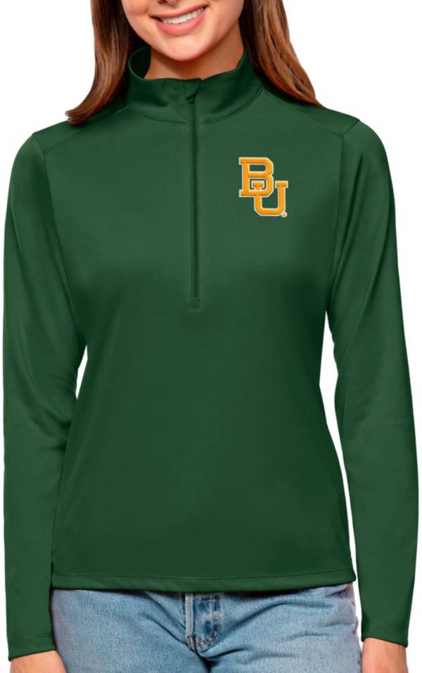 Antigua Women's Baylor Bears Pine Tribute Quarter-Zip Shirt product image