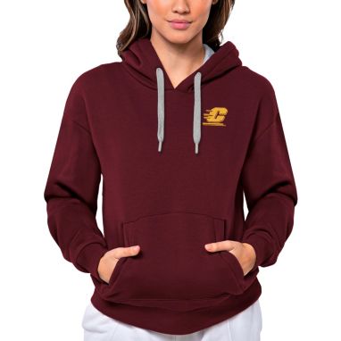 sorry, Antigua Women's Central Michigan Chippewas Maroon Victory Pullover Hoodie is currently out of stock