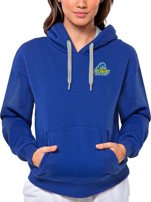 Antigua Women's Delaware Fightin' Blue Hens Dark Royal Victory Pullover Hoodie product image