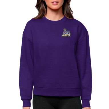 sorry, Antigua Women's James Madison Dukes Dark Purple Victory Crew Sweatshirt is currently out of stock