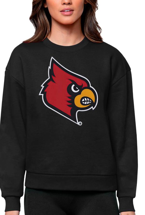 Colosseum Women's Louisville Cardinals Cardinal Red Henley Long Sleeve T-Shirt, XL