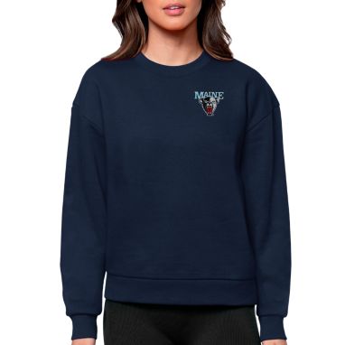 sorry, Antigua Women's Maine Black Bears Navy Victory Crew Sweatshirt is currently out of stock