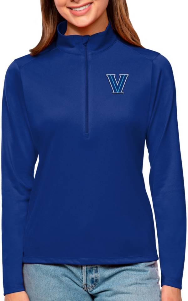 Antigua Women's Villanova Wildcats Navy Tribute Quarter-Zip Pullover product image