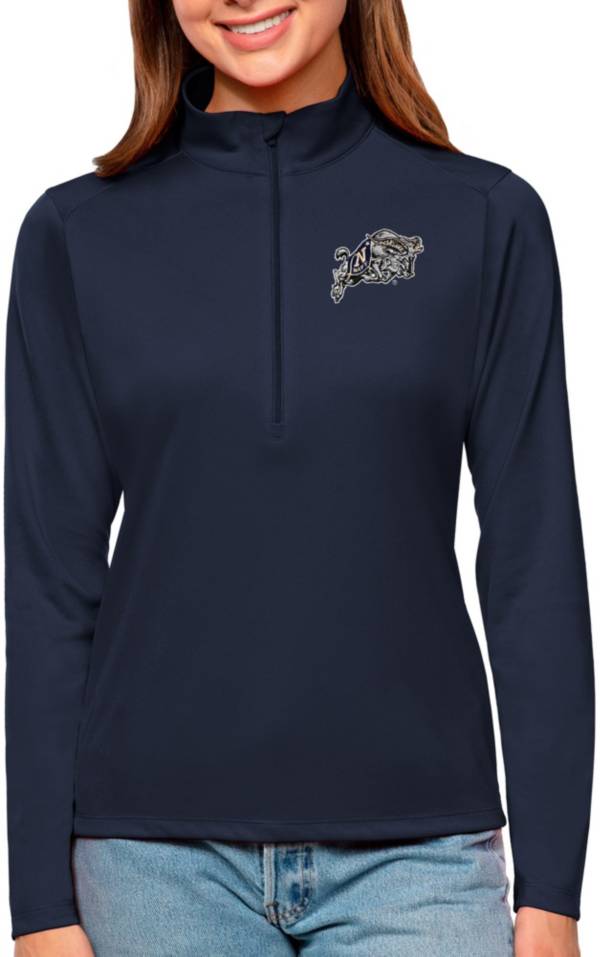 Antigua Women's Navy Midshipmen Navy Tribute Quarter-Zip Shirt product image
