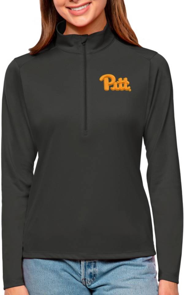 Antigua Women's Pitt Panthers Smoke Tribute Quarter-Zip Shirt product image