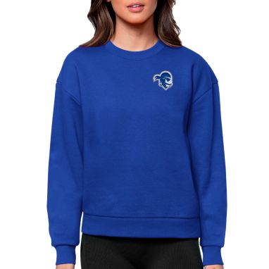 sorry, Antigua Women's Seton Hall Seton Hall Pirates Dark Royal Victory Crew Sweatshirt is currently out of stock