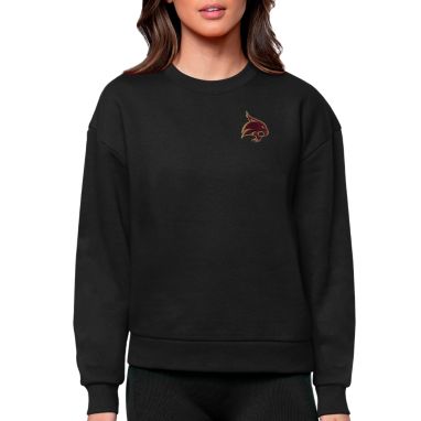 sorry, Antigua Women's Texas State Bobcats Black Victory Crew Sweatshirt is currently out of stock