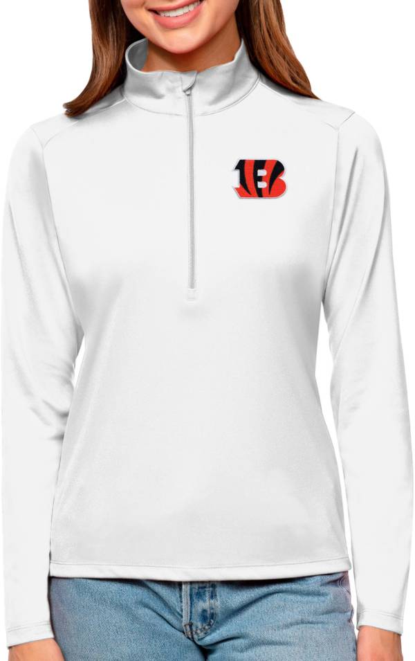 CINCINNATI BENGALS TAKE THE FIELD TRI-COLOR BLOCK HOODED FLEECE PULLOVER