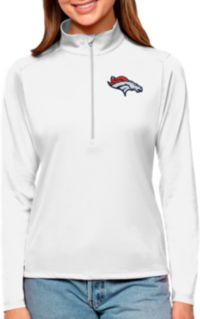 Antigua Women's Denver Broncos White Generation Full-Zip Jacket