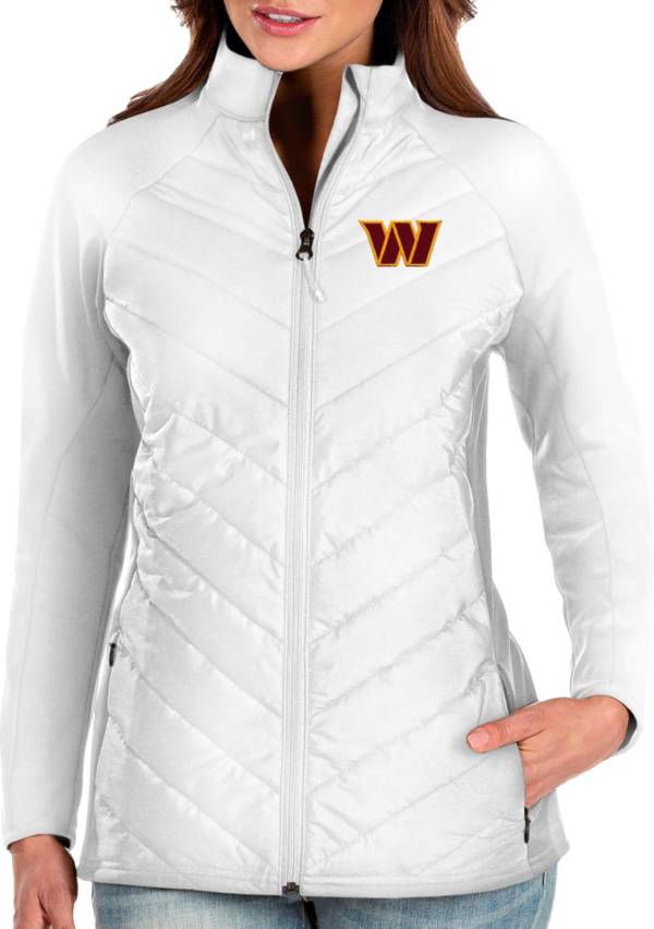 Antigua Women's Washington Commanders Altitude White Jacket product image