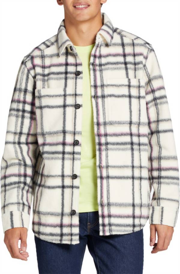 dsg x twitch allison women's plaid knit shirt jacket