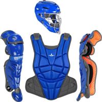 All-Star AFX Fastpitch Catchers Gear Set Kit Small / White/Royal