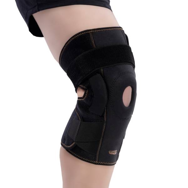 Knee Brace for Moderate Ligament Injuries, Adjustable Knee Support for  Women Men - Soft Neoprene Lining, Integrated Metal Stays, Force Resistance,  Relieves Joint Pressure, Fits Both Knees