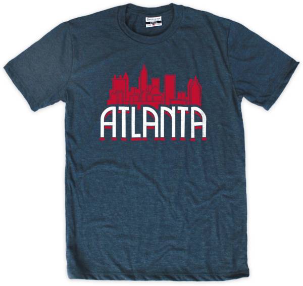 Where I'm From Atlanta 70s Skyline Navy T-Shirt product image