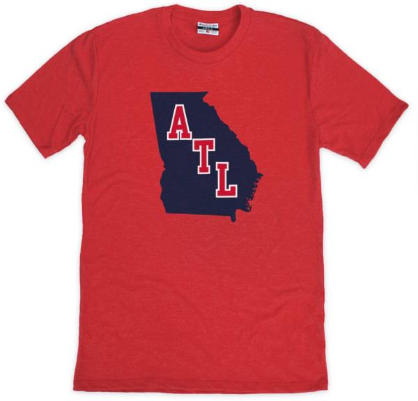 Where I'm From Atlanta State Red T-Shirt product image