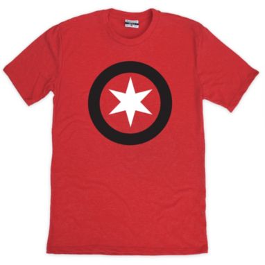 sorry, Where I'm From Chicago City Star Red T-Shirt is currently out of stock