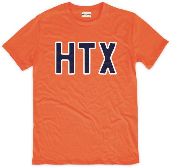 Where I'm From Houston HTX Solid Fill Orange T-Shirt product image