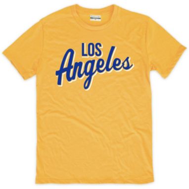 sorry, Where I'm From Los Angeles Script Yellow T-Shirt is currently out of stock