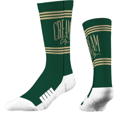 sorry, Where I'm From MKE Cream City Green Socks is currently out of stock