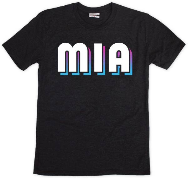 Where I'm From MIA Airport Black T-Shirt product image