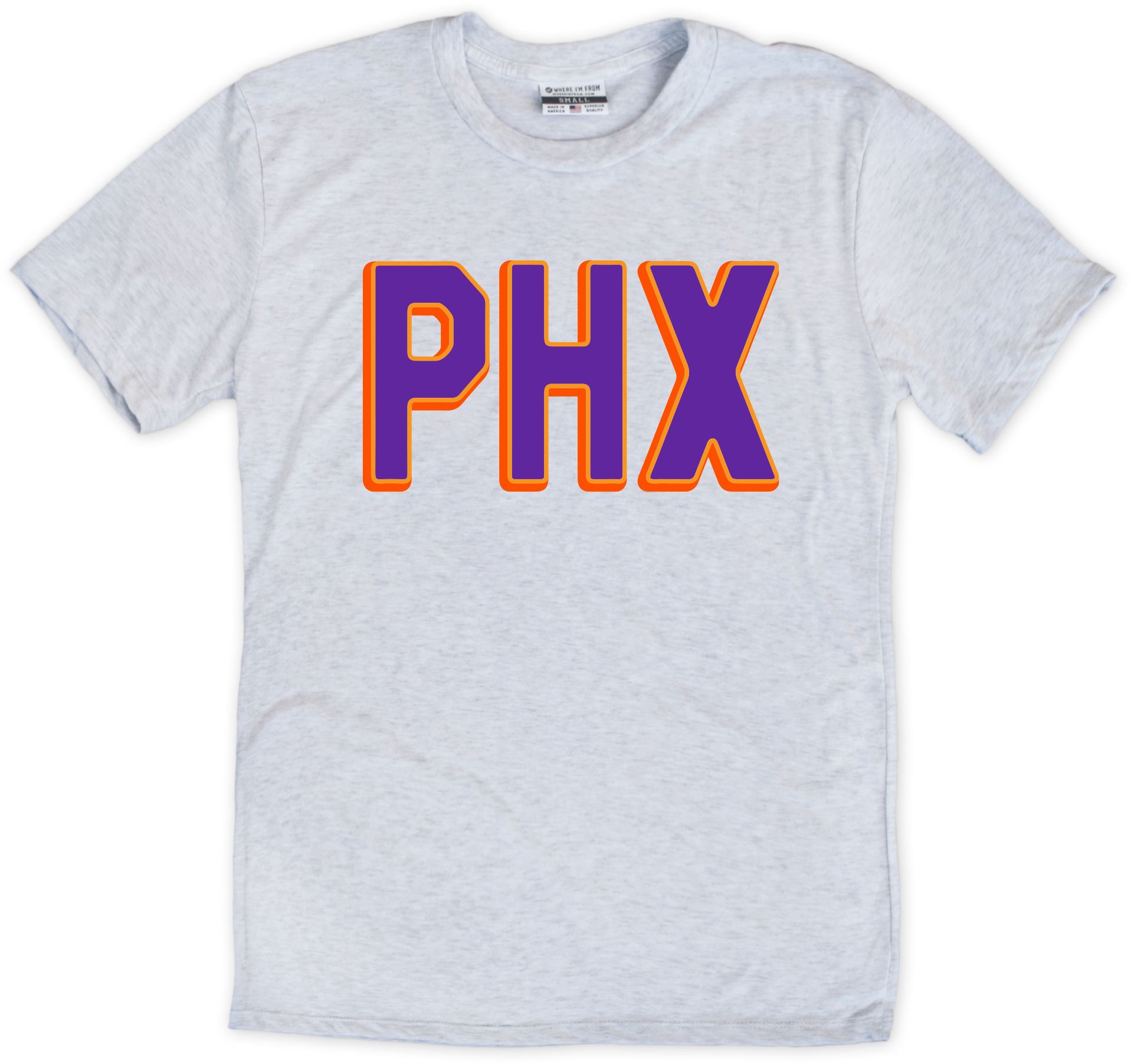 Where I'm From PHX Airport Code White T-Shirt