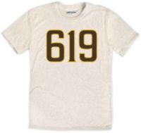 Where I'm From San Diego 619 Area Code Cream T-Shirt | Dick's Sporting ...