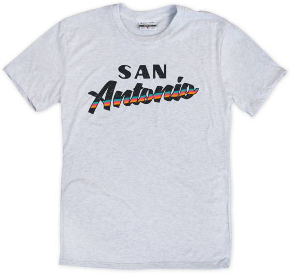 Where I'm From San Antonio Fiesta Script White T-Shirt product image