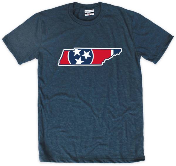Where I'm From Tennessee Tri-Star State Navy T-Shirt product image