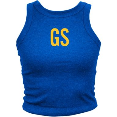 sorry, Where I'm From Women's GSW City Code Royal/Yellow Tank Top is currently out of stock