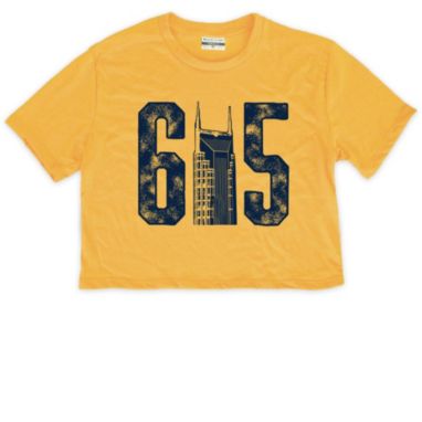 sorry, Where I'm From Women's NSH 615 Skyline Gold Crop Top T-Shirt is currently out of stock