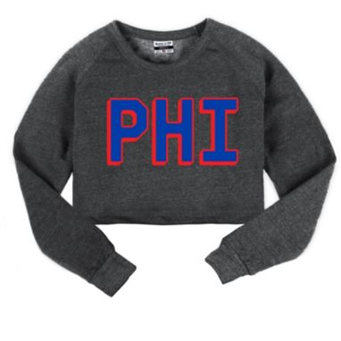 sorry, Where I'm From Phoenix Grey Script Fleece Cropped Crewneck Sweatshirt is currently out of stock