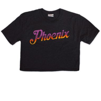 sorry, Where I'm From Women's PHX Script Black Crop Top T-Shirt is currently out of stock