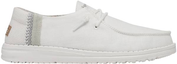 Hey Dude Women's Wendy Linen White Loafers